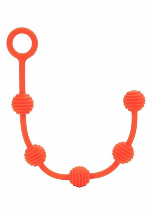 Perline Anali In Silicone Morbido Arancio