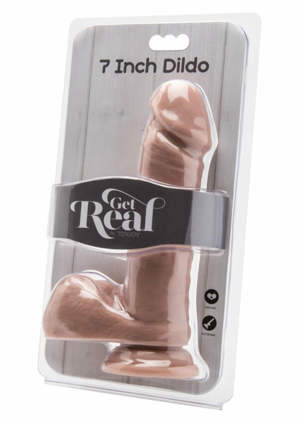 Dildo 7 pollici con Testicoli e ventosa