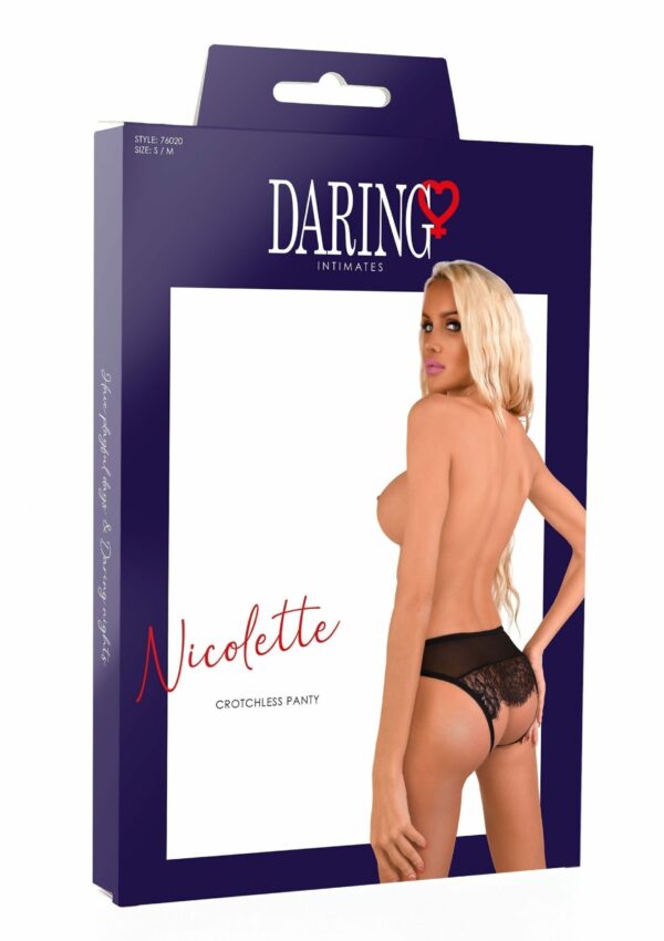 Nicolette slip senza cavallo Black