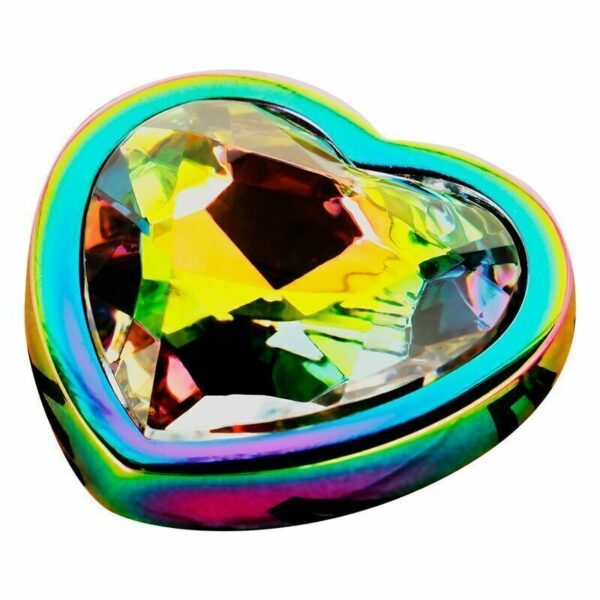 Plug Anale Cuore Iridescente L