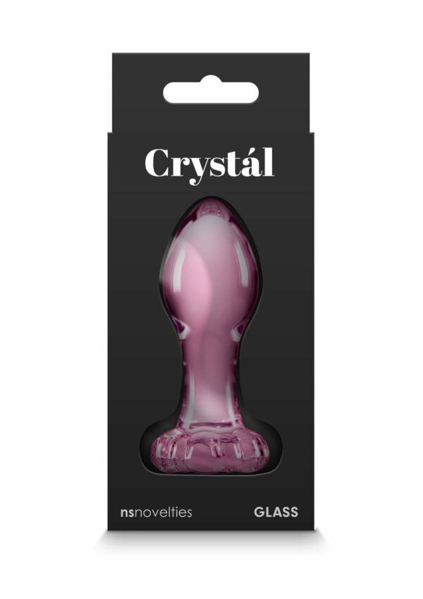 Crystal Flower Glass Pink