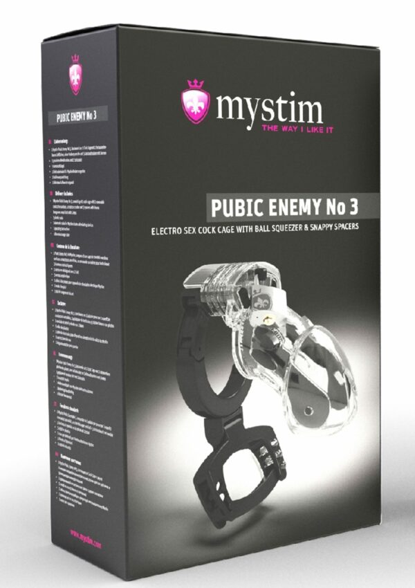 Gabbia Pene Mystim Pubic Enemy No. 3